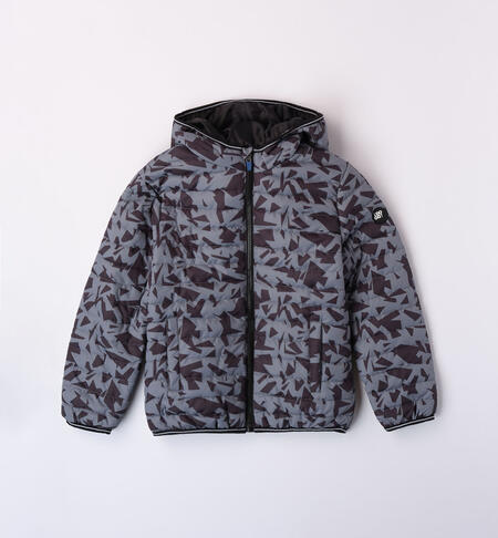 Patterned 100-gram down jacket GREY