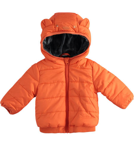 200 grams down jacket for boy from 1 to 24 months iDO ARANCIO-1828