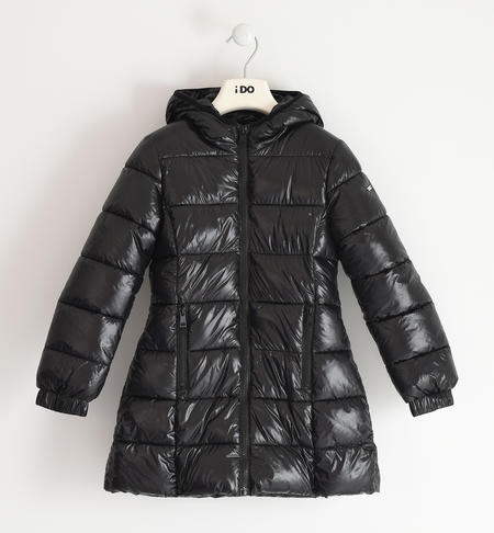 Girl¿s long down jacket  from 8 to 16 years by iDO NERO-0658