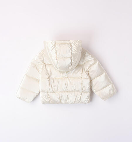 iDO pearly padded jacket for girls from 9 months to 8 years PANNA-0112