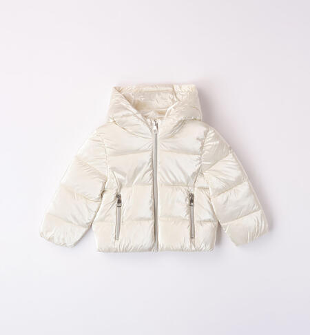 iDO pearly padded jacket for girls from 9 months to 8 years PANNA-0112
