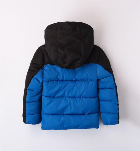 iDO two-tone padded jacket for boys aged 8 to 16 years ROYAL-3744