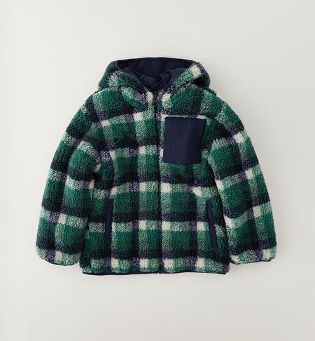 Piumino reversibile bambino VERDE-4734