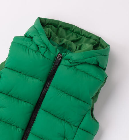 iDO sleeveless padded jacket for boys aged 9 months to 8 years VERDE-5156