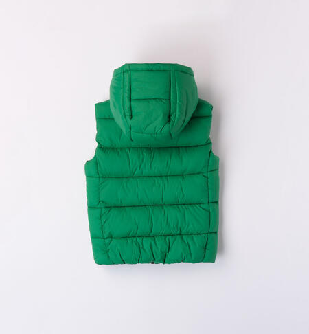 iDO sleeveless padded jacket for boys aged 9 months to 8 years VERDE-5156