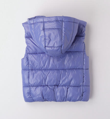 iDO down gilet for girls from 8 to 16 years BLUE-3527