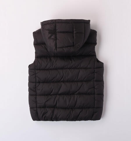 iDO down gilet for boys from 8 to 16 years NERO-0658