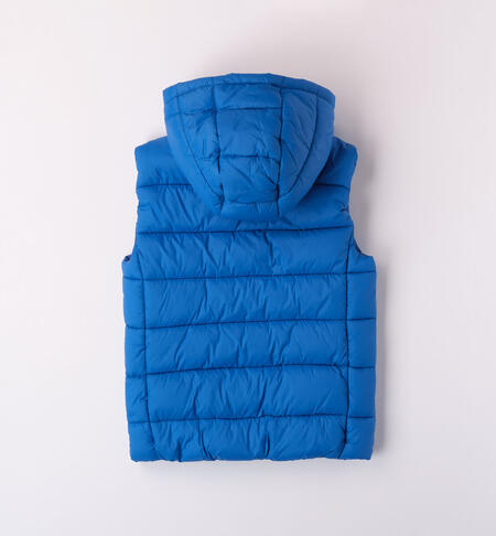 iDO down gilet for boys from 8 to 16 years ROYAL-3744