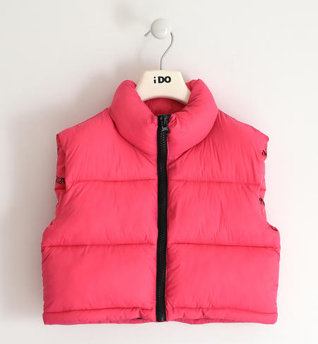 Girl¿s sleeveless down jacket from 8 to 16 years old iDO CORALLO-2433