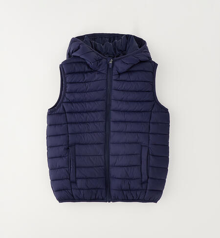 Piumino smanicato ragazzo BLU