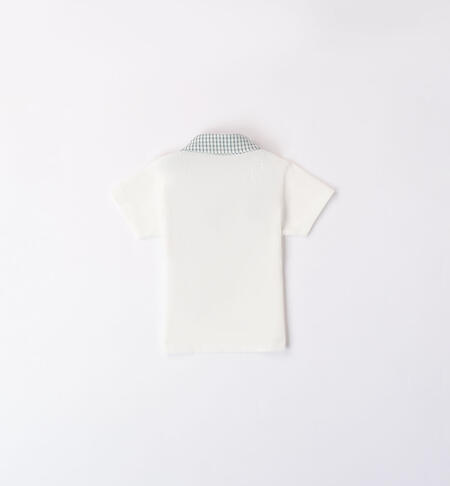 Checked baby boy polo shirt PANNA-0112