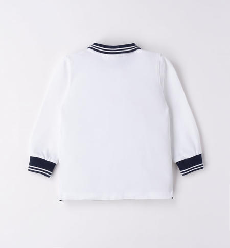 Polo classica bambino da 9 mesi a 8 anni iDO BIANCO-0113