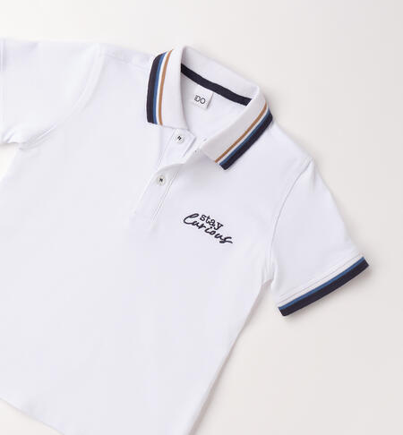 Polo da bambino BIANCO-0113