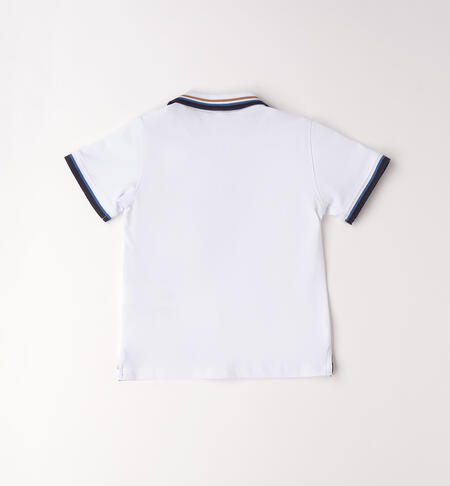 Polo da bambino BIANCO-0113