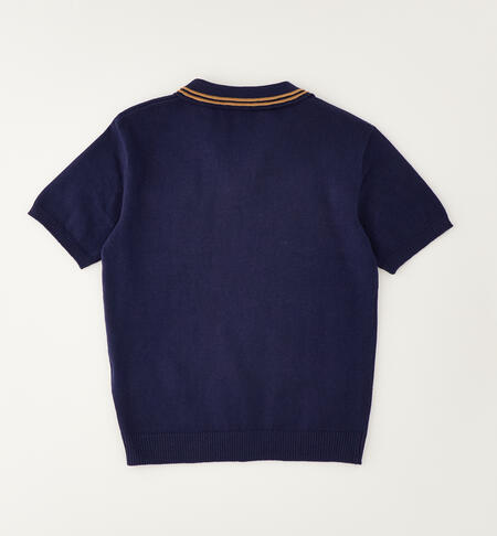 Boys' polo shirt NAVY-3854