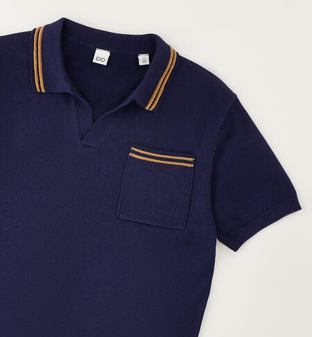 Boys' polo shirt NAVY-3854