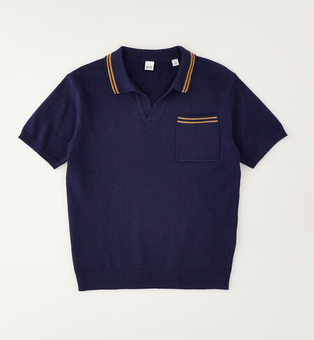 Boys' polo shirt NAVY-3854