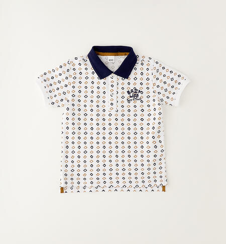 Baby boy polo shirt WHITE