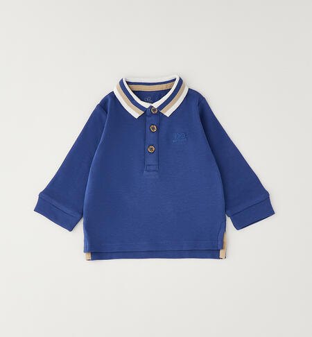 Polo shirt for newborns BLUE