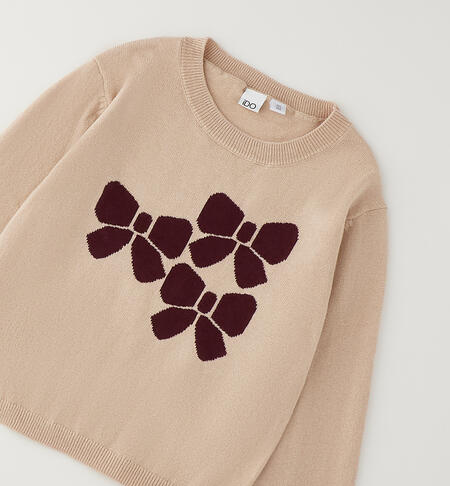 Pullover bambina iDO BEIGE-0941