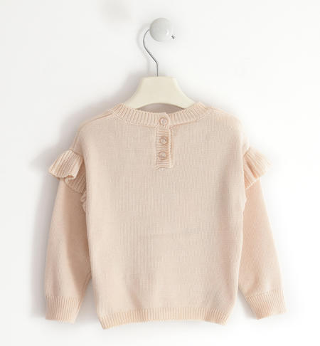 Tricot girl¿s sweater from 9 months to 8 years iDO CRYSTAL GRAY-2911