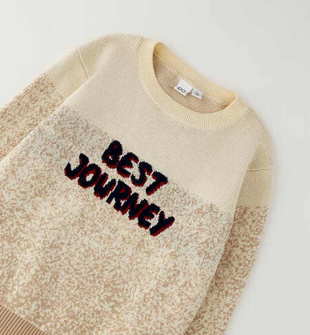 Pullover bambino iDO ECRU-0123