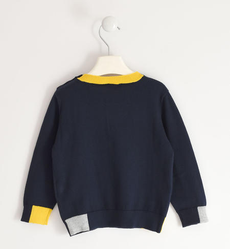 Tricot boy¿s sweater from 9 months to 8 years iDO NAVY-3885
