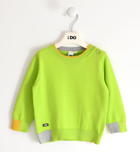 Tricot boy¿s sweater from 9 months to 8 years iDO VERDE-5132