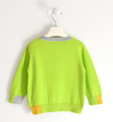 Tricot boy¿s sweater from 9 months to 8 years iDO VERDE-5132