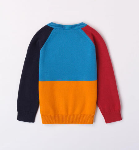 iDO colourful jumper for boys from 9 months to 8 years TURCHESE-4027