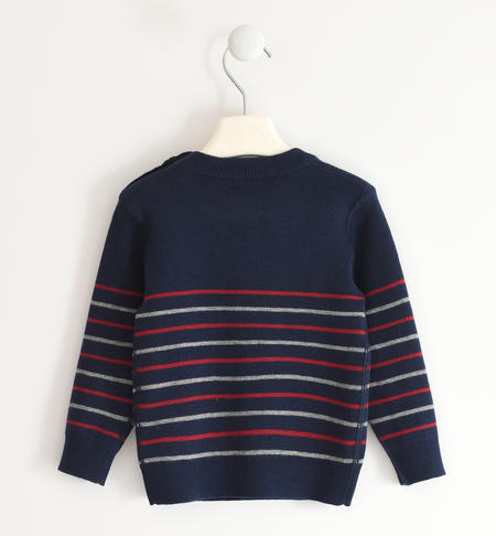 Reversible boy sweater from 9 months to 8 years iDO NAVY-3885