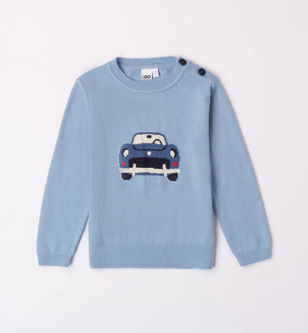 iDO toy car jumper for boys from 9 months to 8 years AZZURRO-3873