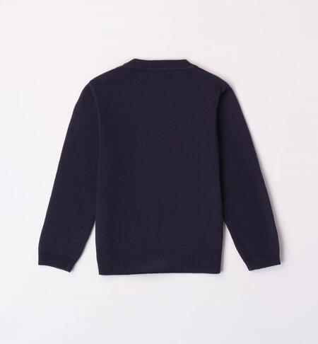 Pullover bambino ricamo ad intarsio da 9 mesi a 8 anni iDO NAVY-3885