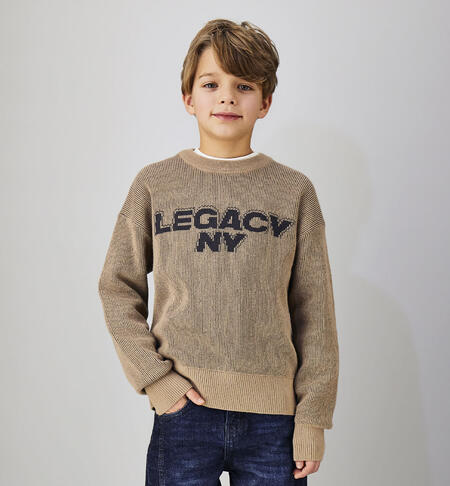 Pullover iDO per ragazzo BEIGE