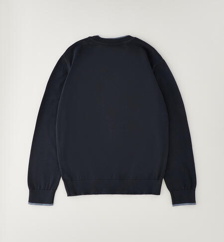 Pullover per ragazzo GRIGIO SCURO-3846