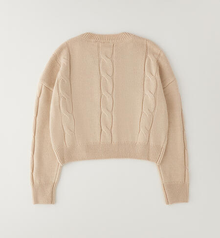 Pullover ragazza iDO BEIGE-0941