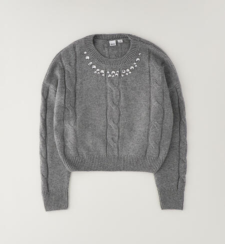 Pullover ragazza iDO GRIGIO