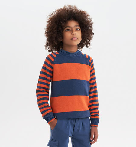 Pullover ragazzo multicolor BLU