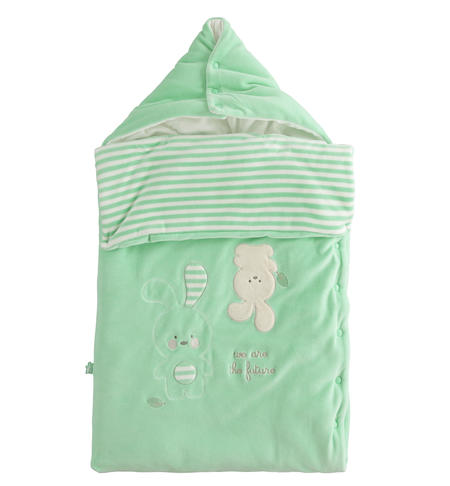 Baby sleeping bag from 0 to 6 months iDO VERDE CHIARO-4846