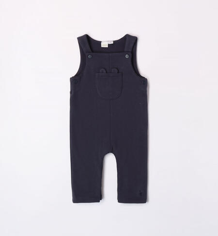 iDO fleece dungarees for boys from 1 to 24 months NAVY-3885