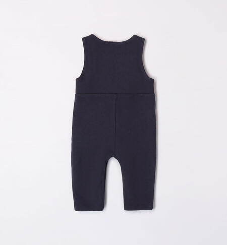 iDO fleece dungarees for boys from 1 to 24 months NAVY-3885