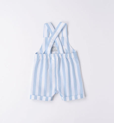 Salopette neonato con ricamo da 1 a 24 mesi iDO AZZURRO-3813