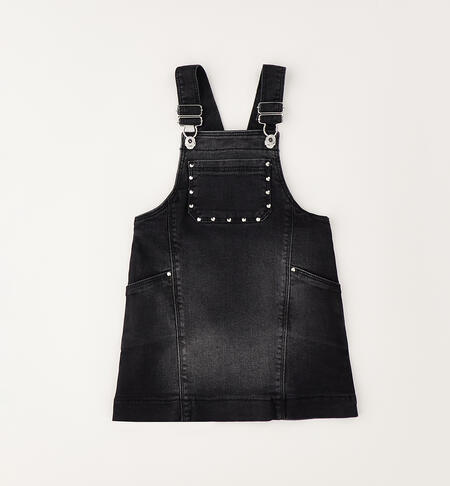 iDO girls' dungarees BLACK