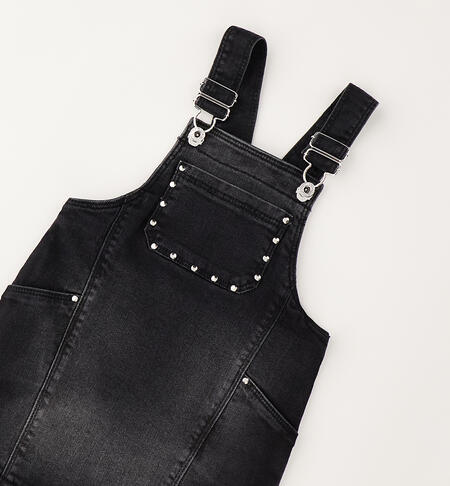 iDO girls' dungarees NERO-7990