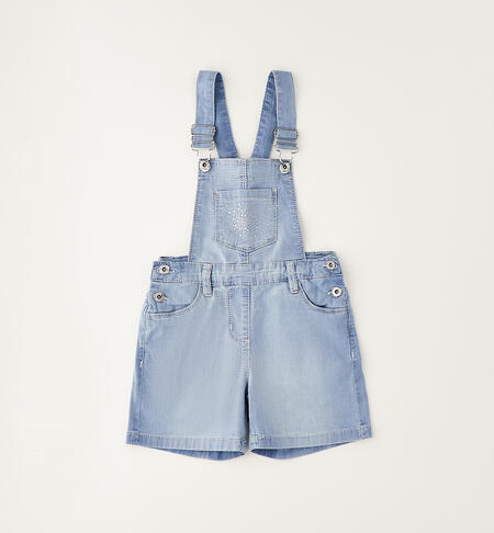 Girls' dungarees BLUE