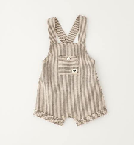 Baby dungarees GREY