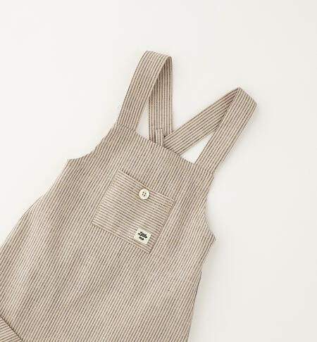 Baby dungarees GRIGIO SCURO-0564