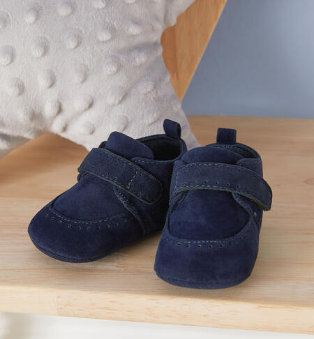 iDO elegant blue shoes for boys from 1 to 24 months NAVY-3885