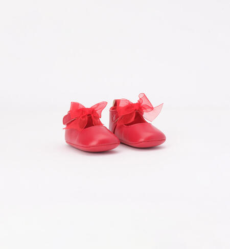 iDO elegant baby shoes from newborn to 24 months ROSSO-2253