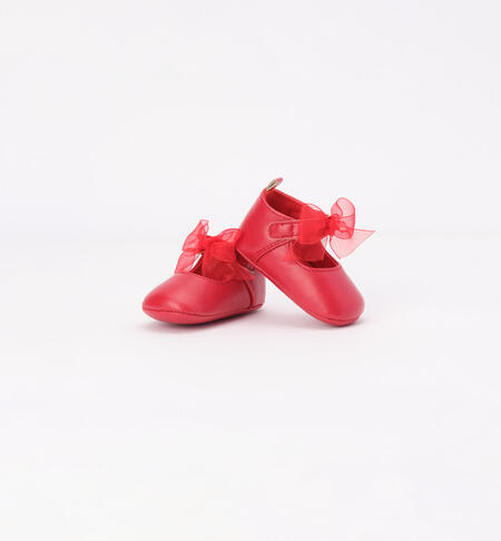 iDO elegant baby shoes from newborn to 24 months ROSSO-2253